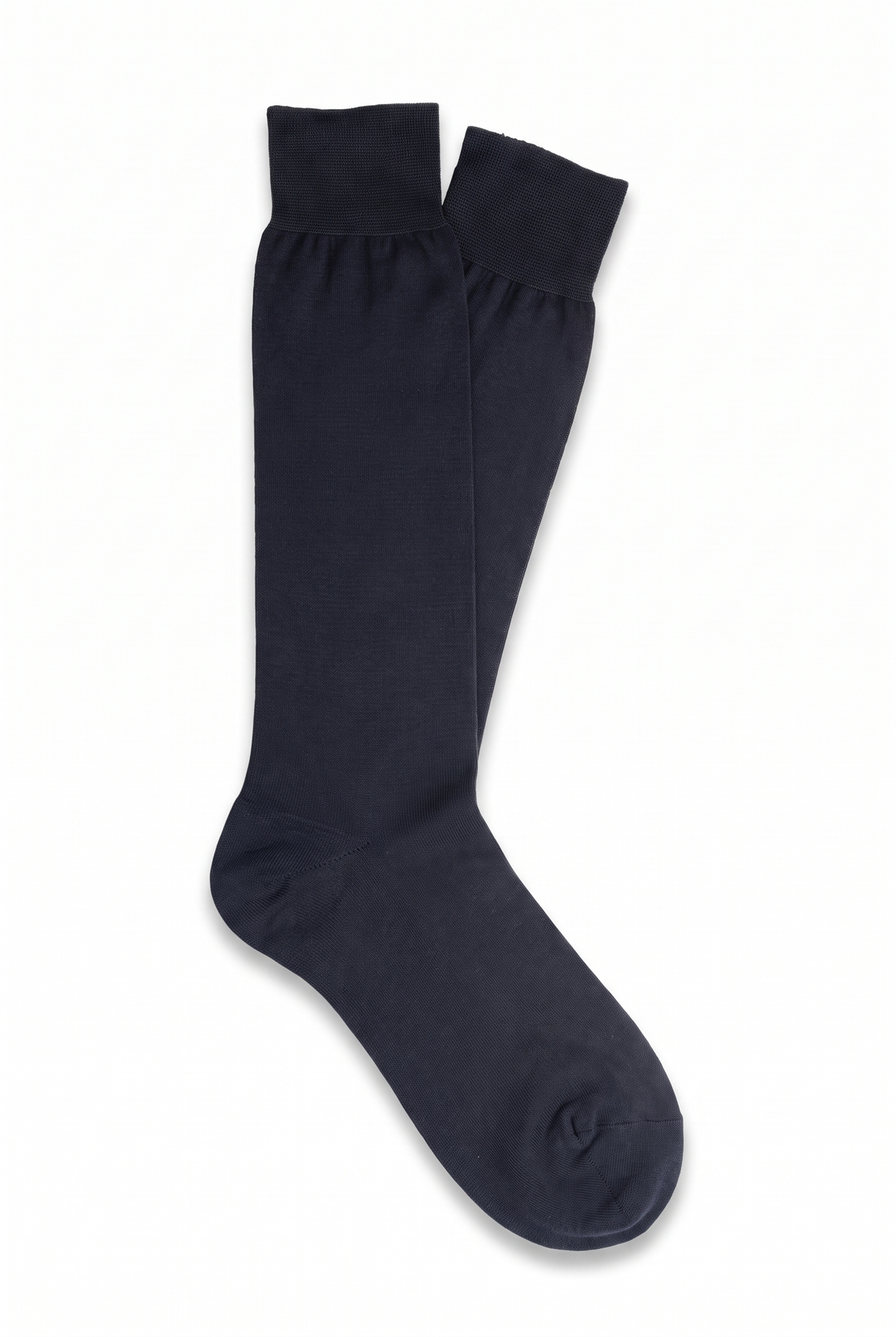 Blue High Plain Socks
