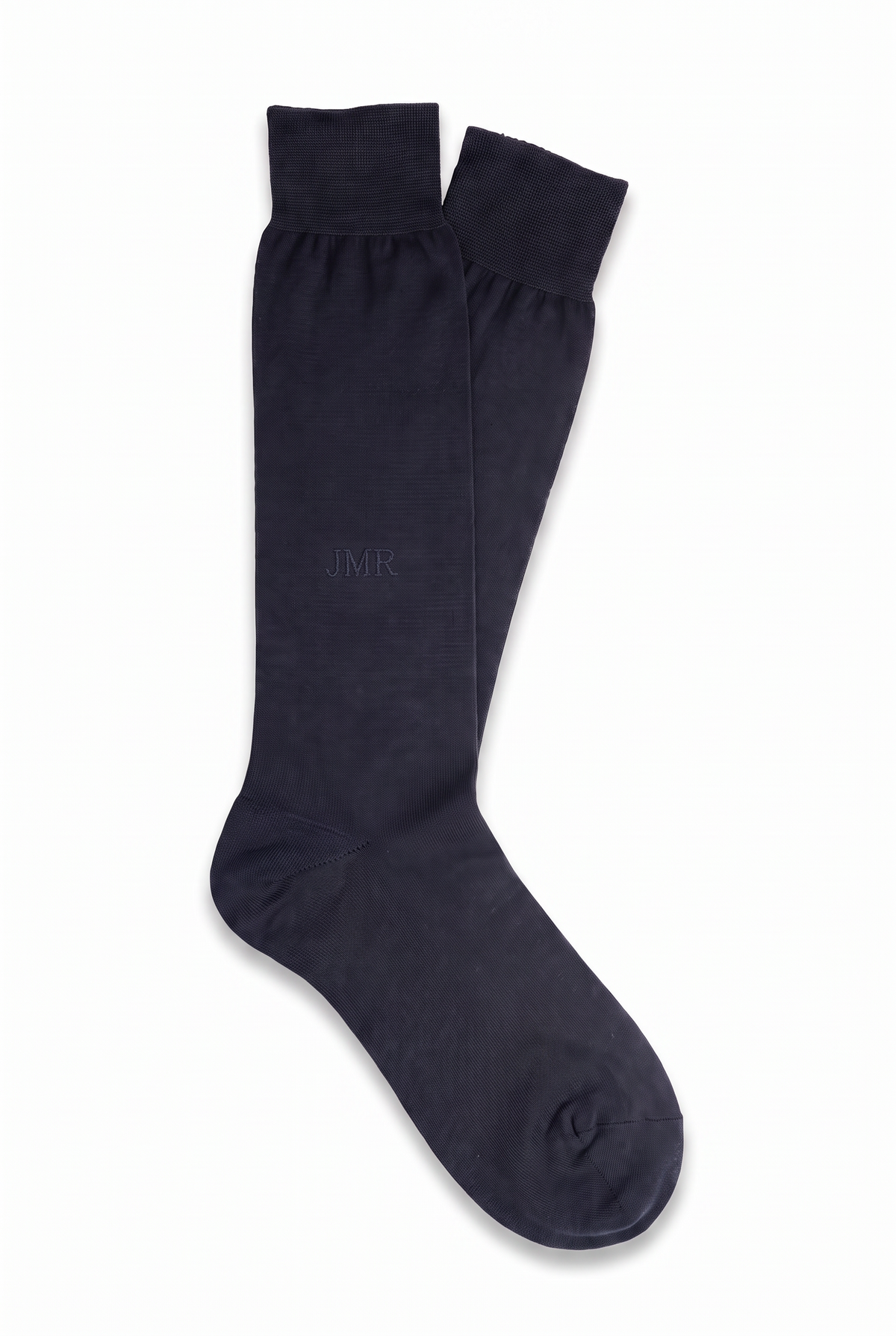 Blue High Plain Socks
