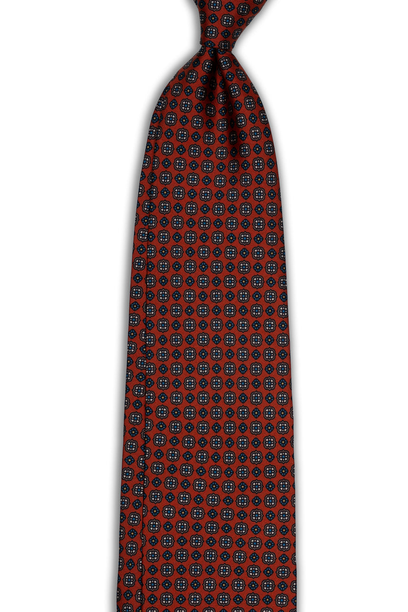 Medal 3-Fold Tie - Deep Red