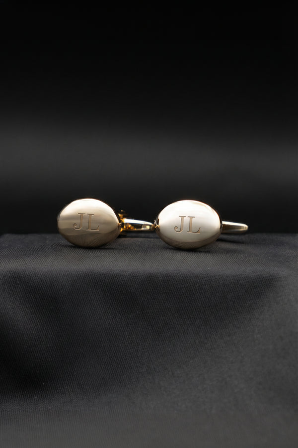 Gemelos Personalizados Oro
