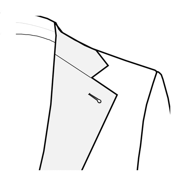 Machine buttonhole