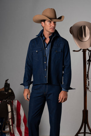 Blue Western Overshirt - Camisa BUND