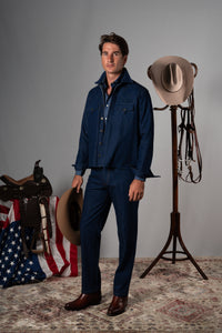Blue Western Overshirt - Camisa BUND