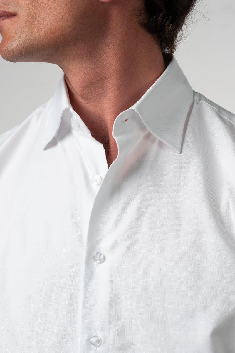 Oxford White Casual Shirt - Camisa BUND