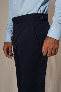 Plain Technical Dark Navy Soft Suit