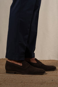 Plain Technical Dark Navy Soft Suit