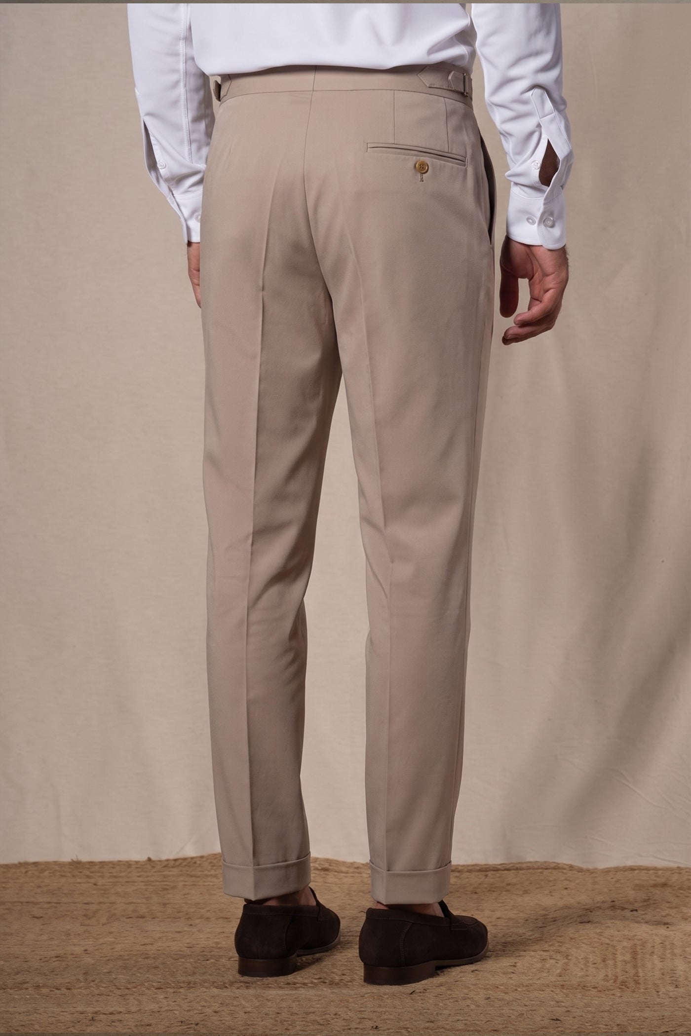 Plain Technical Beige Soft Suit