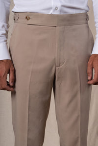 Plain Technical Beige Soft Suit