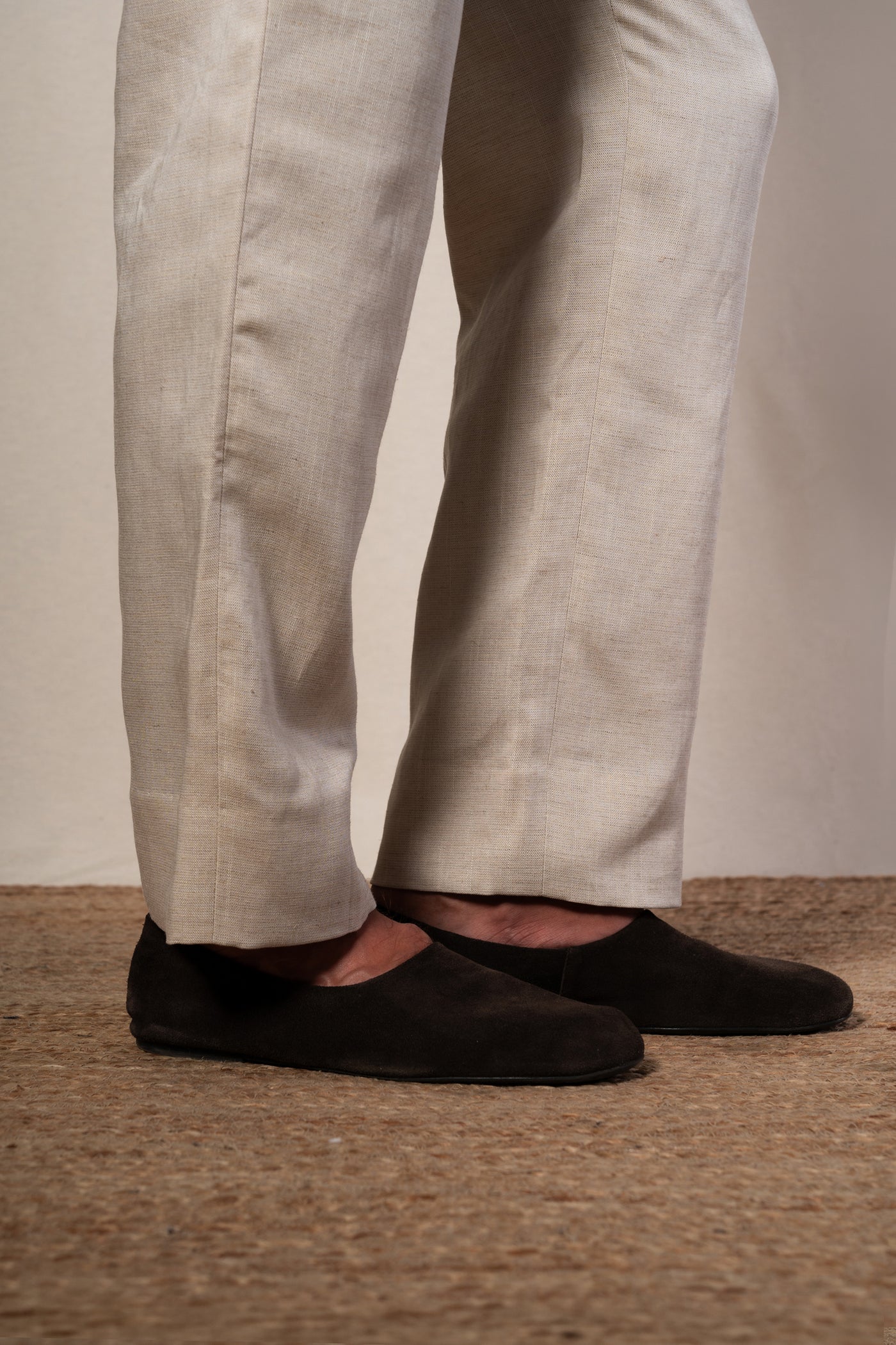 Beige Jogger Casual Pants