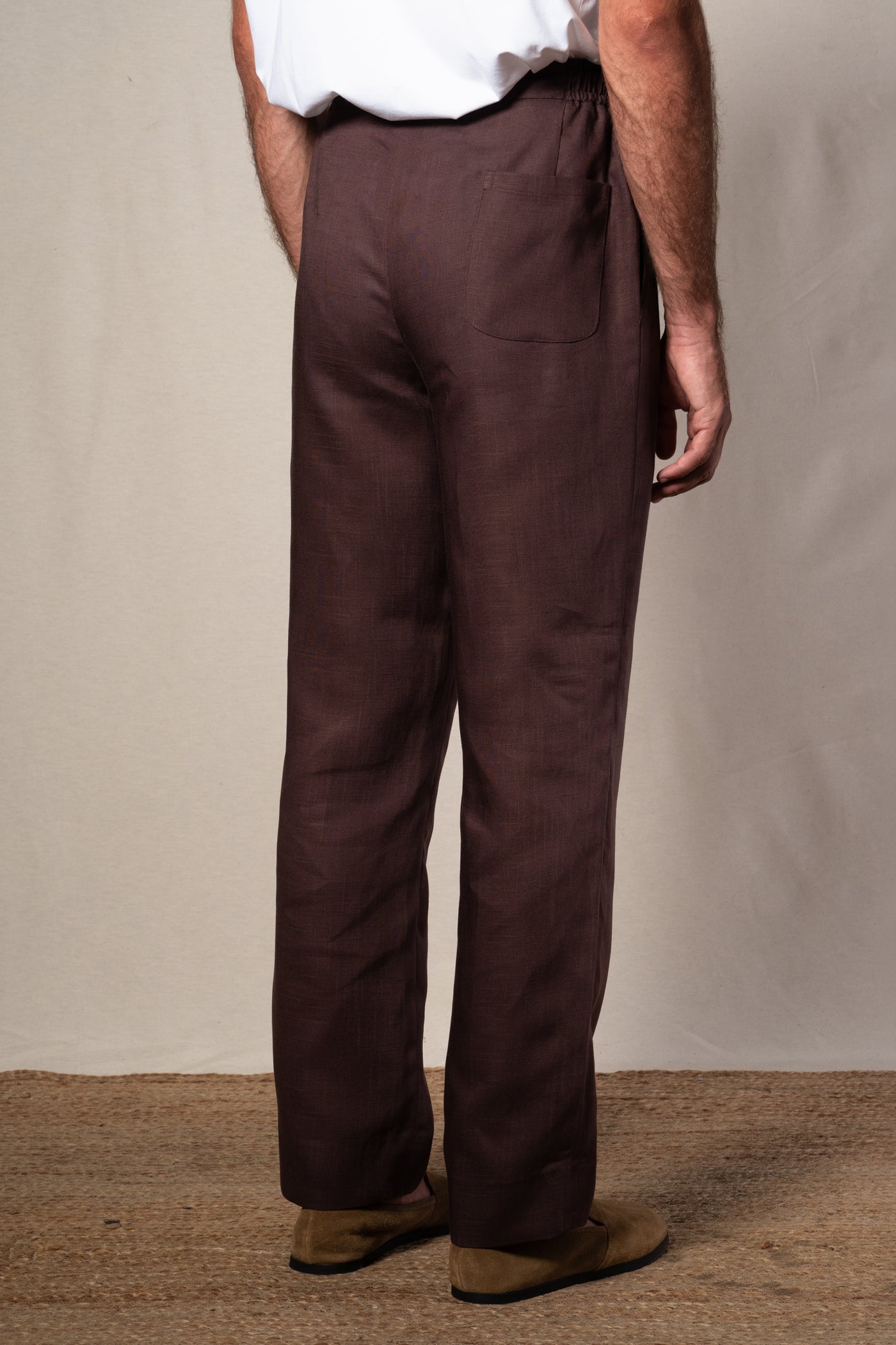 Dark Brown Jogger Casual Pants