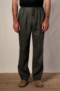 Dark Green Jogger Casual Pants