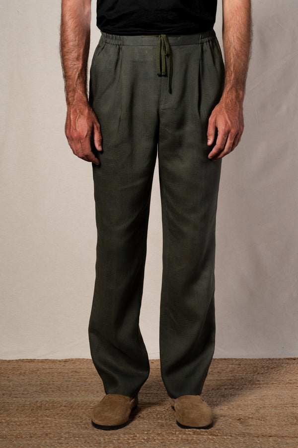 Dark Green Jogger Casual Pants