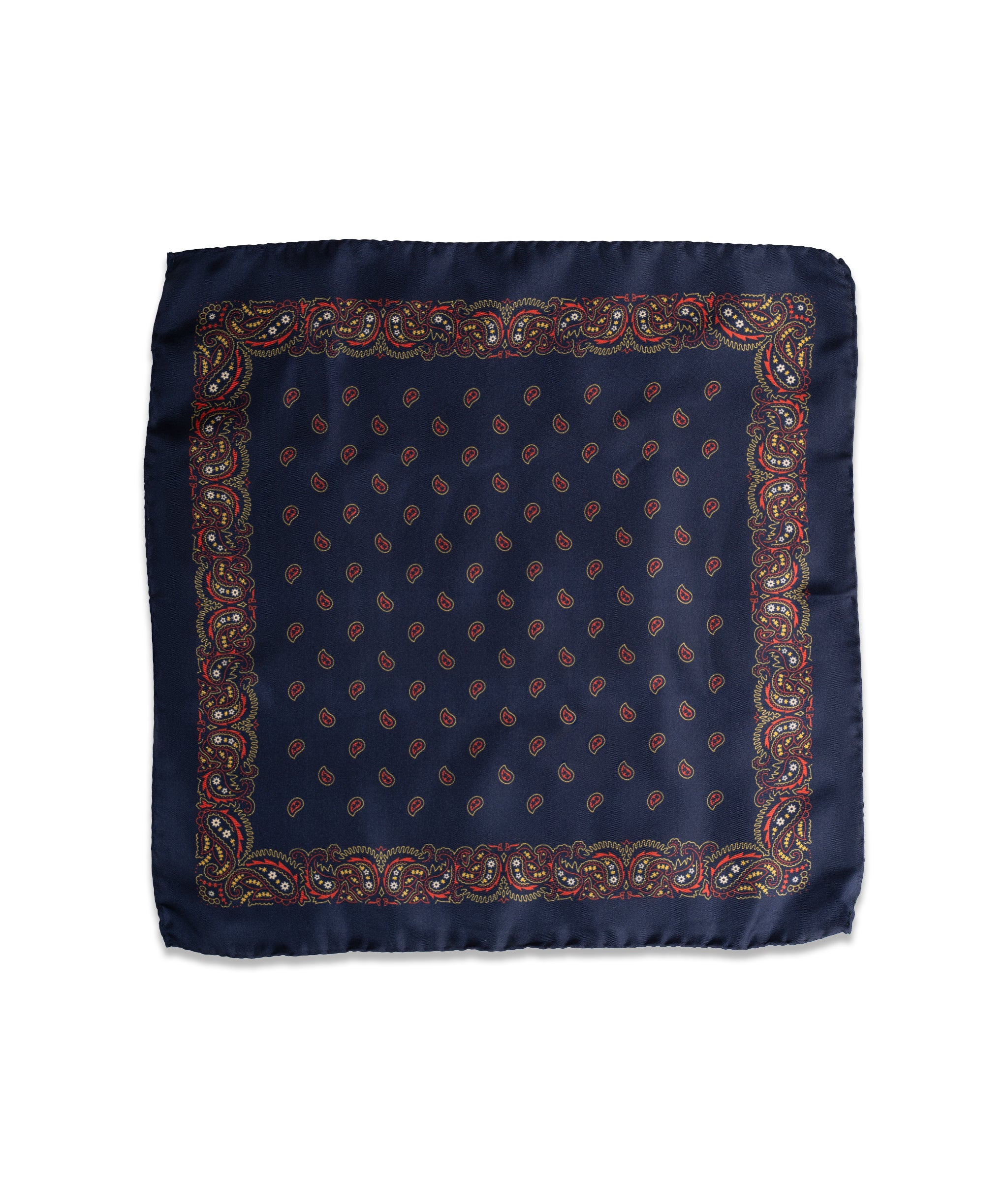Pañuelo de bolsillo Navy Silken Range de seda - BUND
