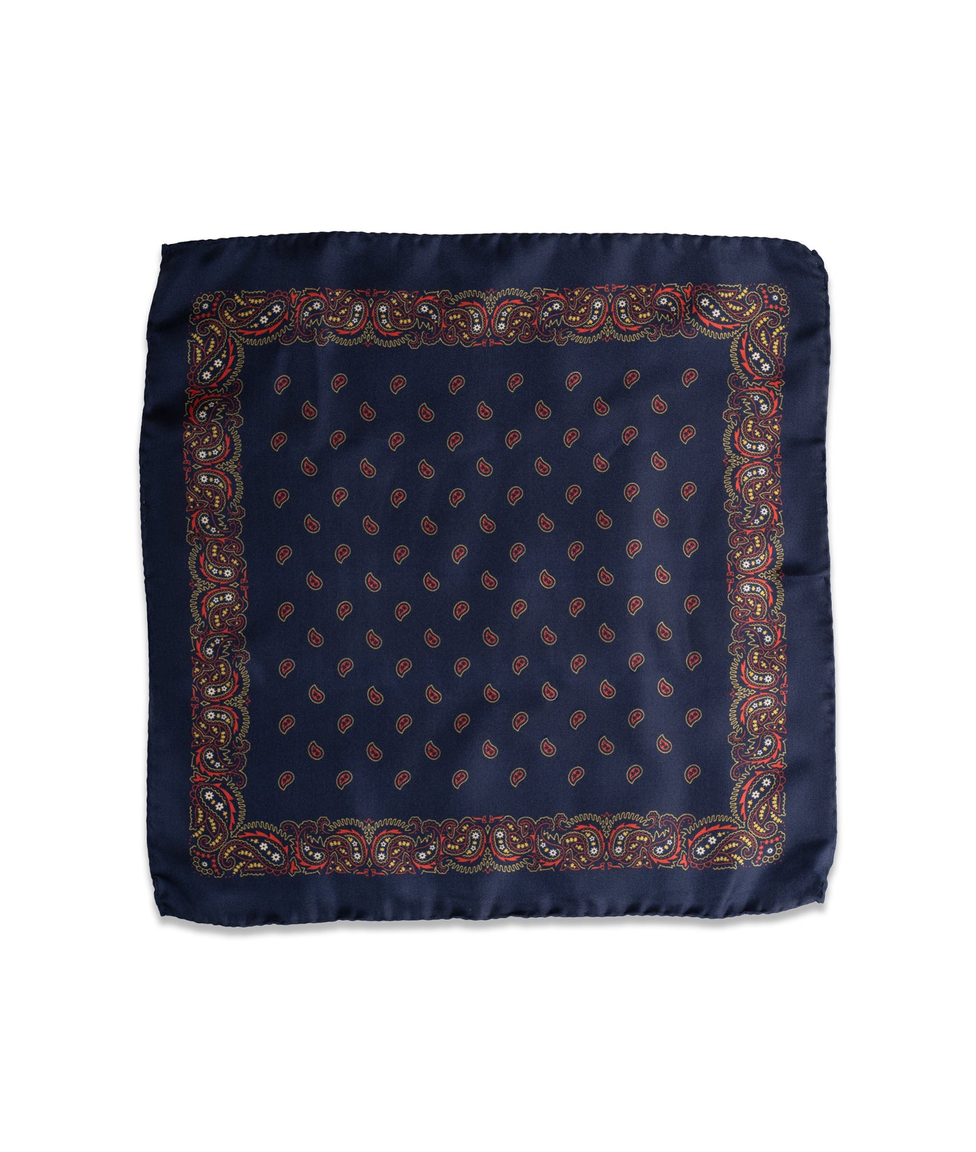 Pañuelo de bolsillo Navy Silken Range de seda - BUND