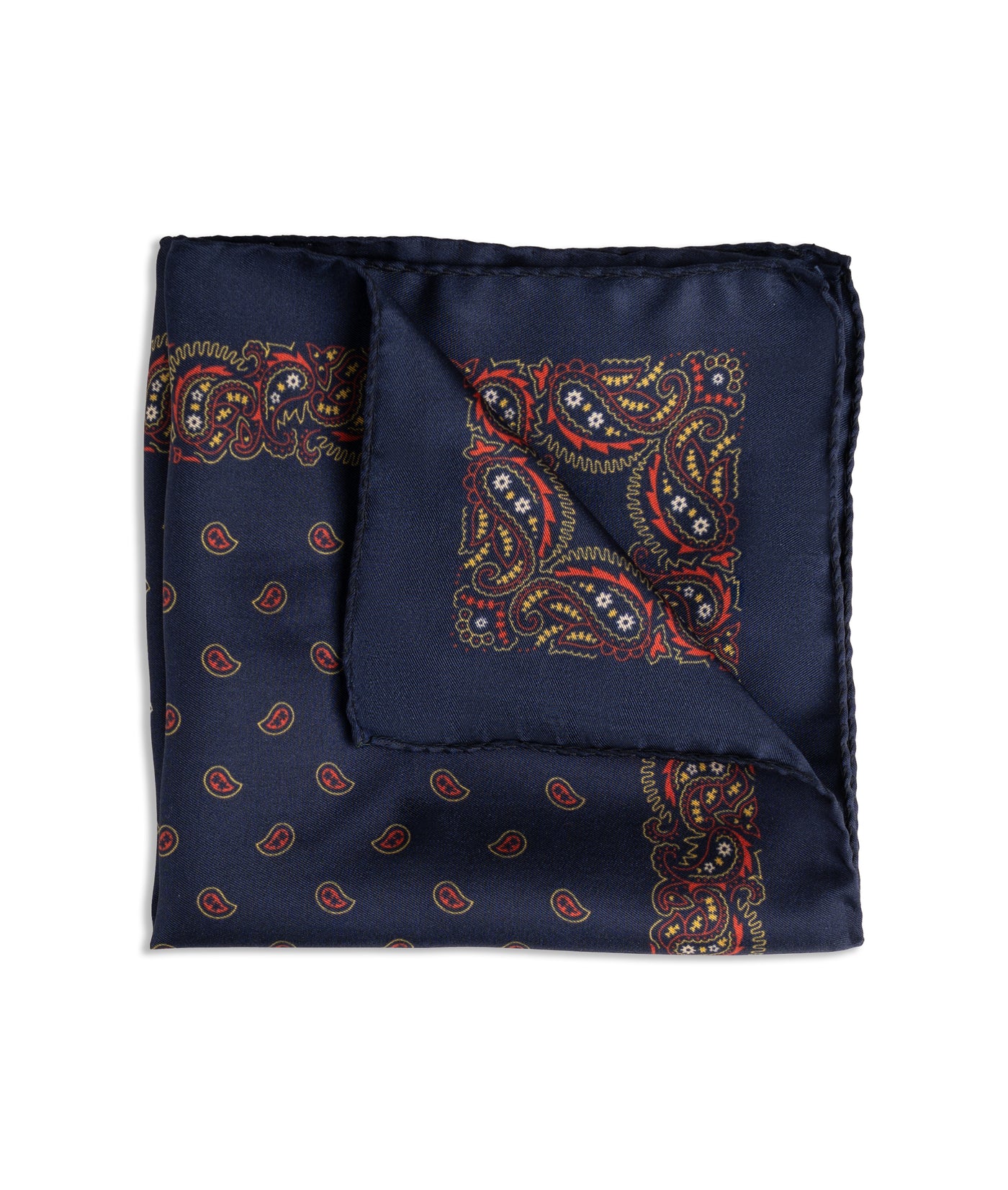 Pañuelo de bolsillo Navy Silken Range de seda - BUND