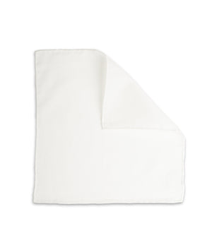 Pañuelo de bolsillo Básico Blanco de seda - BUND