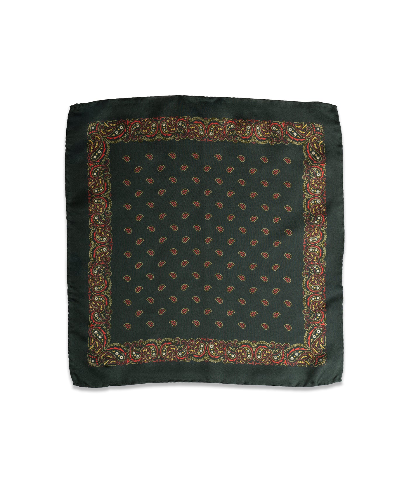 Pañuelo de bolsillo Green Silken Range de seda - BUND