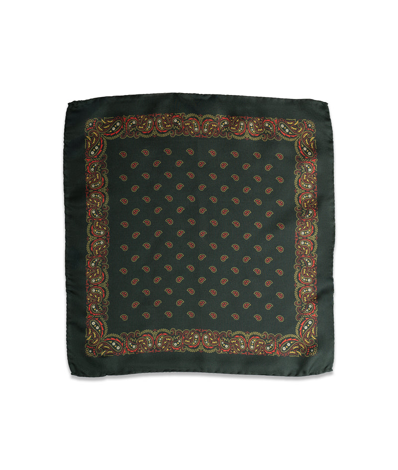 Pañuelo de bolsillo Green Silken Range de seda - BUND
