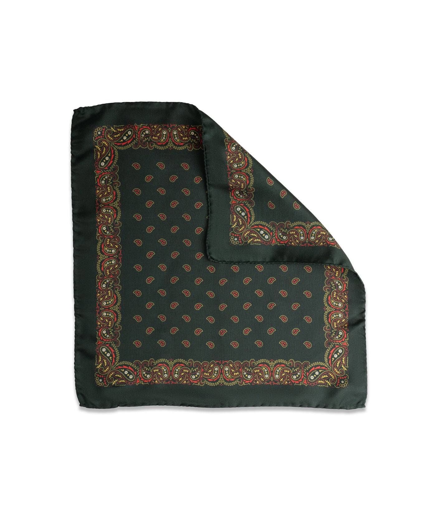 Pañuelo de bolsillo Green Silken Range de seda - BUND