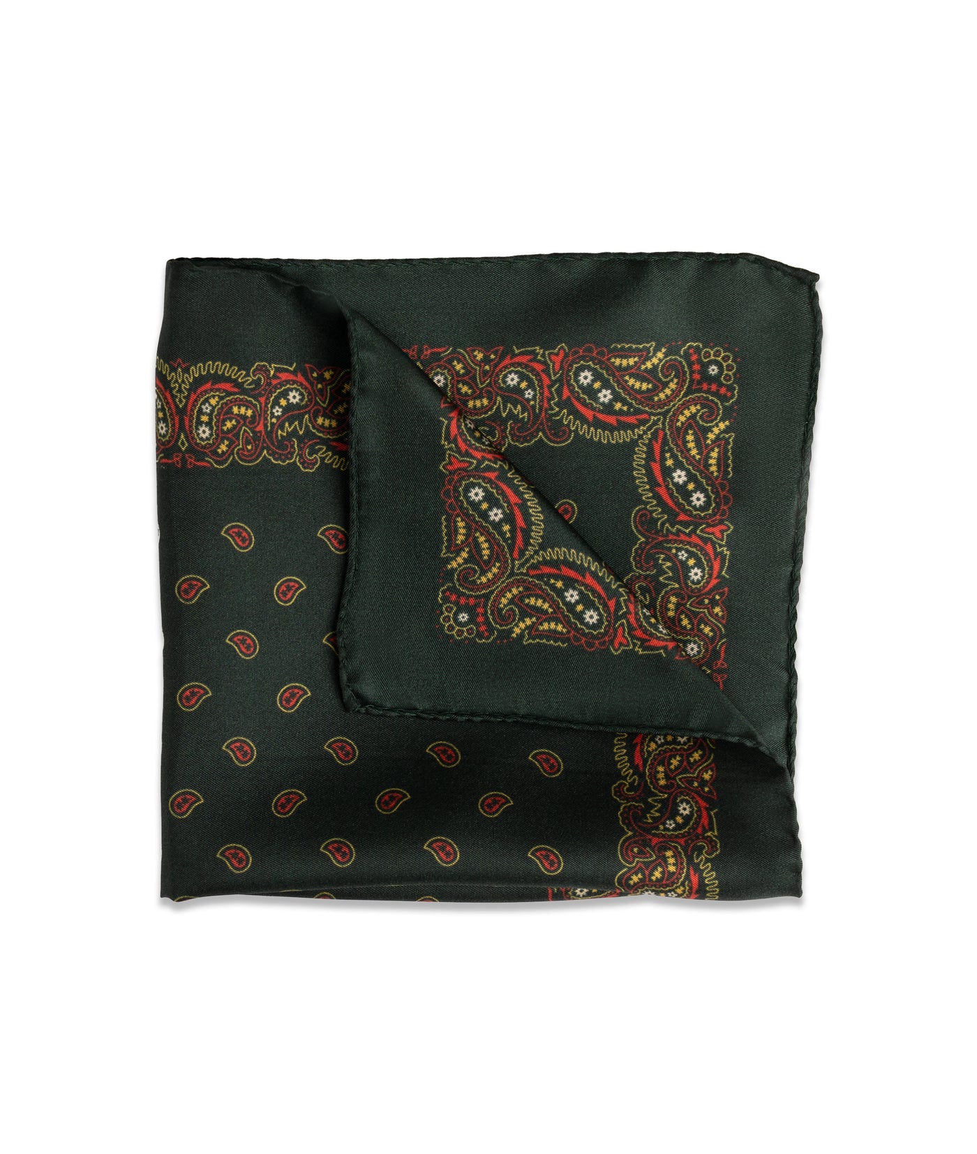 Pañuelo de bolsillo Green Silken Range de seda - BUND