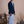 Plain Navy Linen Blazer