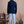Plain Navy Linen Blazer