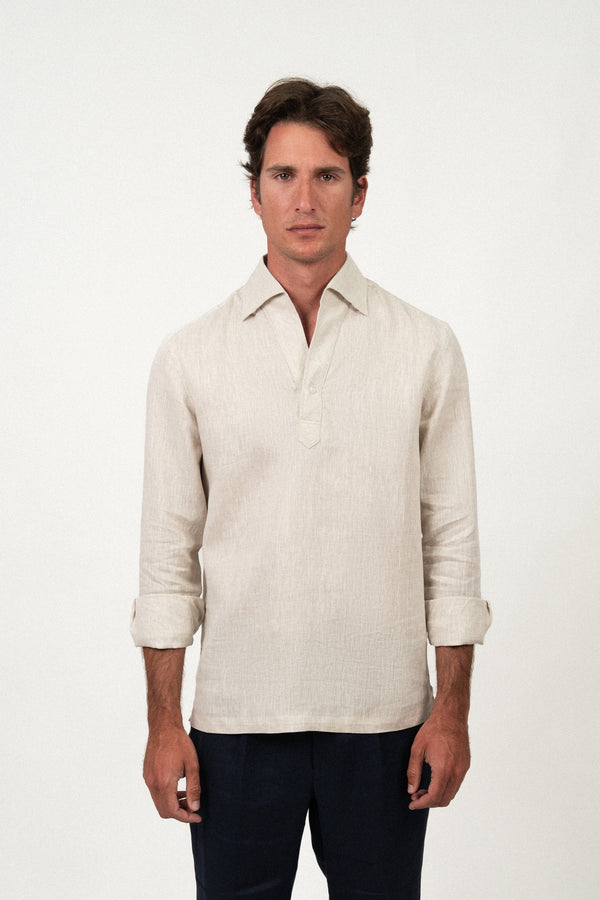 Linen Shirt Sand T-shirt