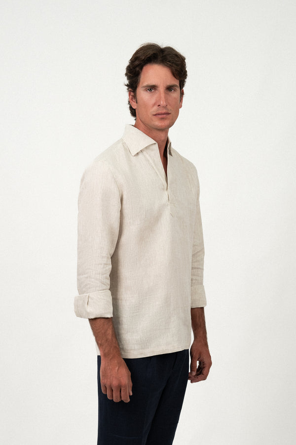Linen Shirt Sand T-shirt