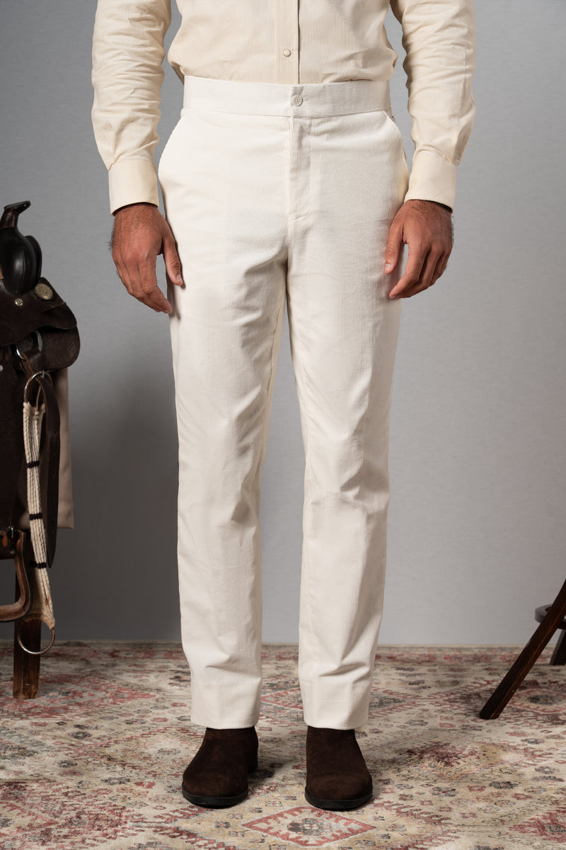 Ivory Corduroy Pants