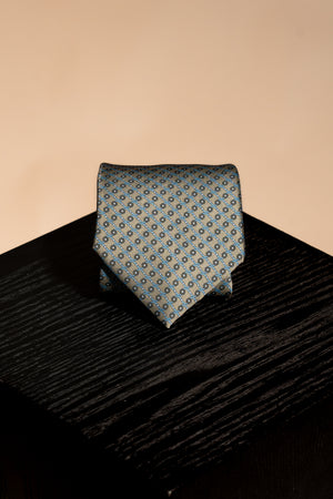 Corbata Pattern Olive de seda - BUND
