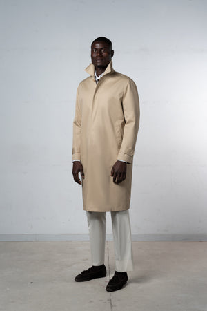 Plain Beige Rain Coat - Abrigo a medida BUND