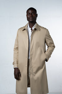 Plain Beige Rain Coat - Abrigo a medida BUND