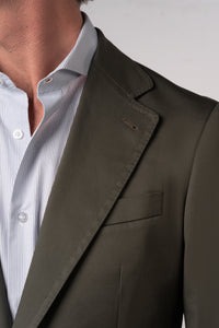 Plain Olive Green Blazer - Blazer a medida BUND