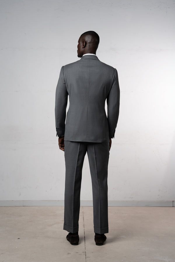 Plain Stone Grey Suit