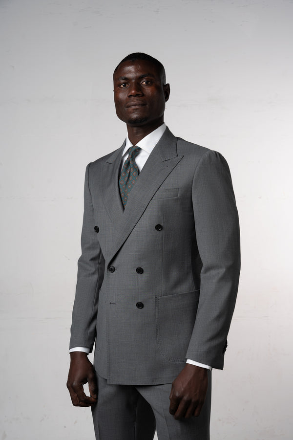 Plain Stone Grey Suit