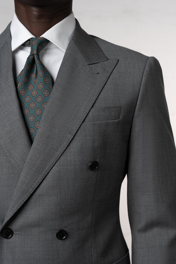 Plain Stone Grey Suit