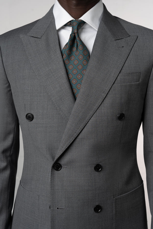 Plain Stone Grey Suit