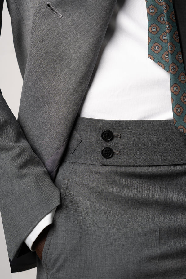 Plain Stone Grey Suit