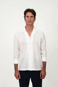 Camisa Lino Miami White