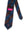 Corbata Rayas Azul y Burdeos de seda - BUND