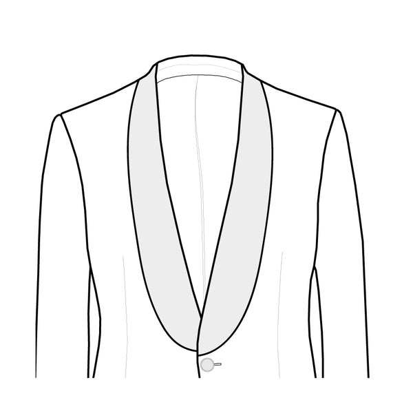 Shawl - 6-button high-crossover double-breasted jacket