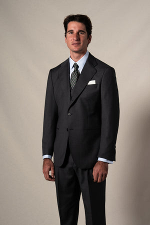 Middle Grey 3 Pieces Suit - Traje a medida BUND