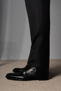 Stripes Stone Grey Wool Suit - Traje a medida BUND