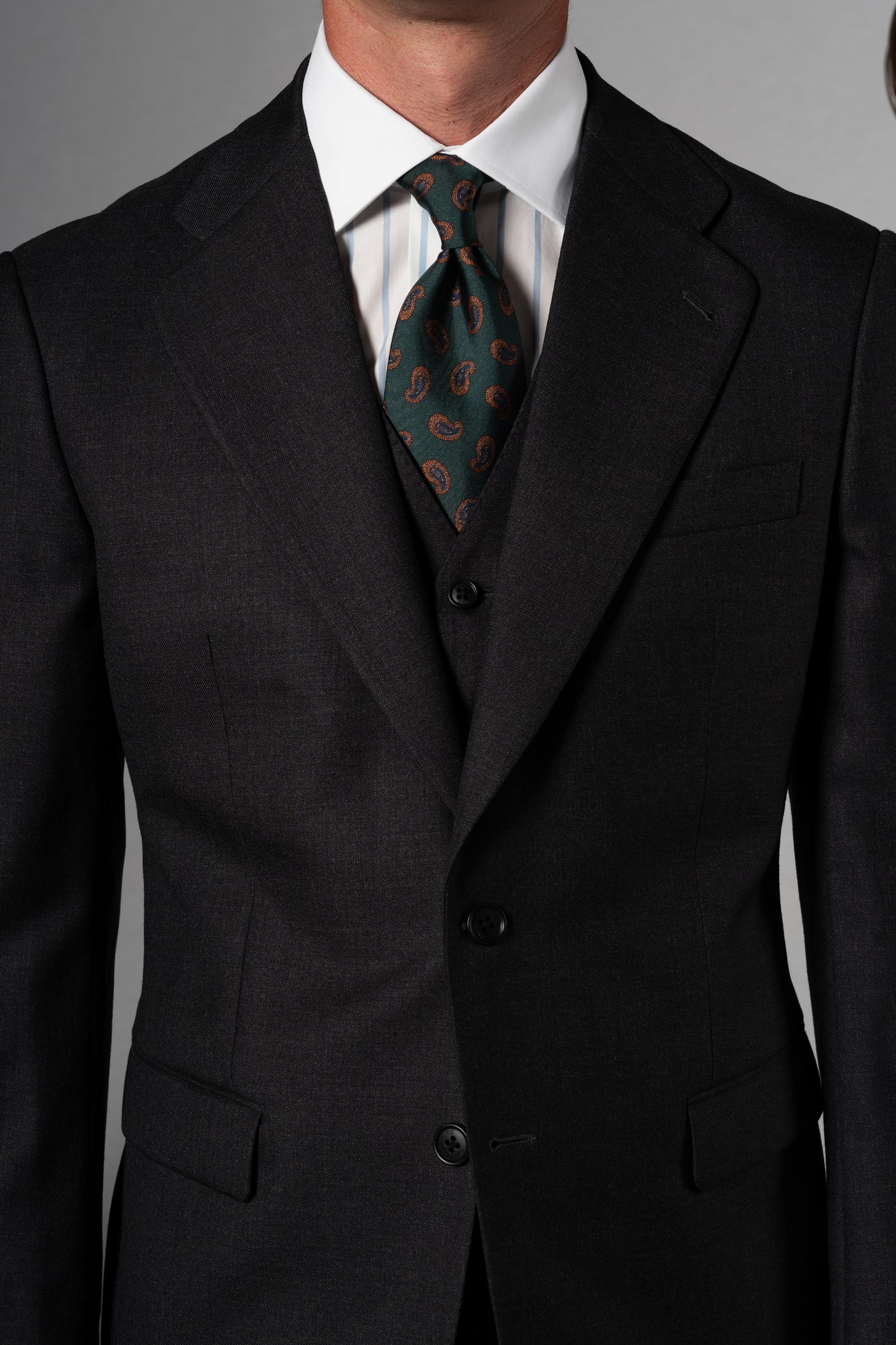 Corbata Amebas Verde de seda - BUND
