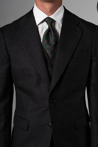 Corbata Amebas Verde de seda - BUND