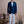Wales Royal Blue Basket Wool Blazer