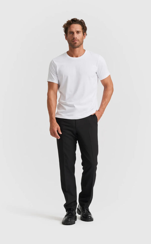 White O-neck Cotton T-Shirt (Son of a Tailor) - Camisa BUND
