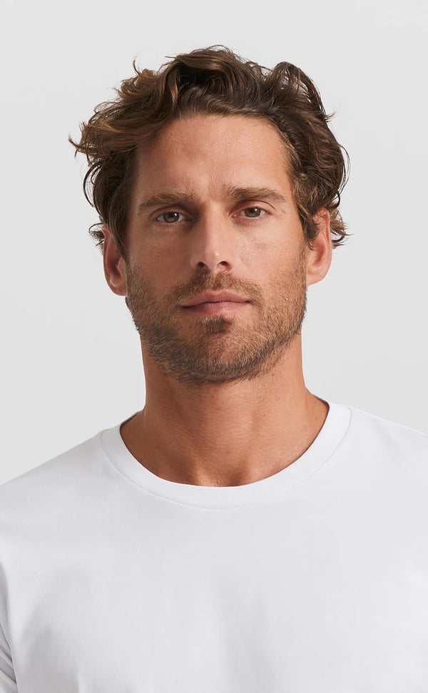 White O-neck Cotton T-Shirt (Son of a Tailor) - Camisa BUND
