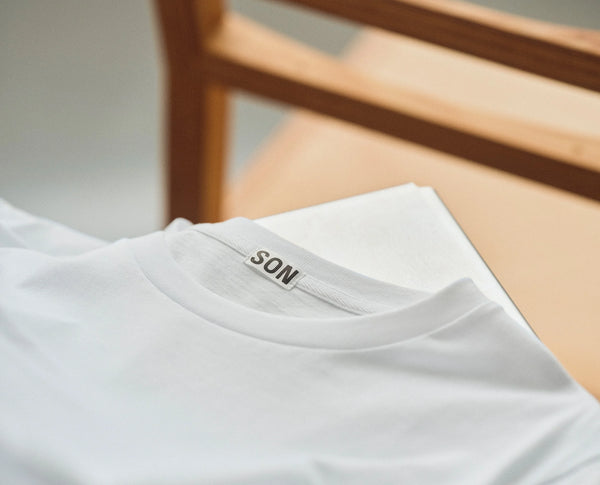 White O-neck Cotton T-Shirt (Son of a Tailor) - Camisa BUND