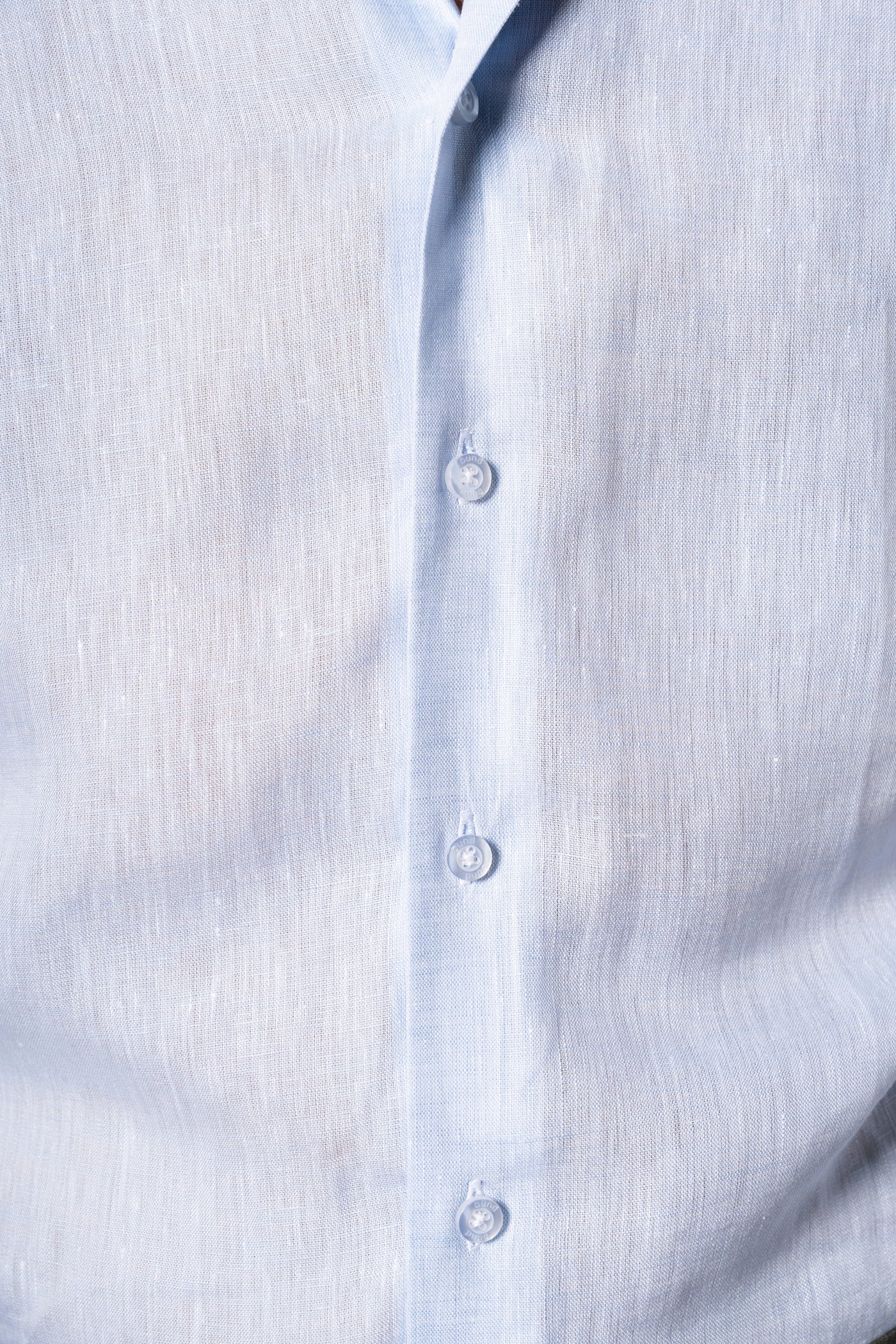 Light Blue Ceremony Linen Shirt - Camisa BUND